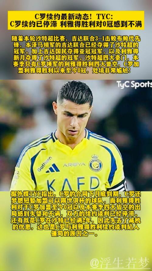 利雅得官方辟谣拒绝续约C罗:正努力推进续约事宜,渴望他留队 利雅得官方辟谣拒绝续约C罗:正努力推进续约事宜,渴望他留队